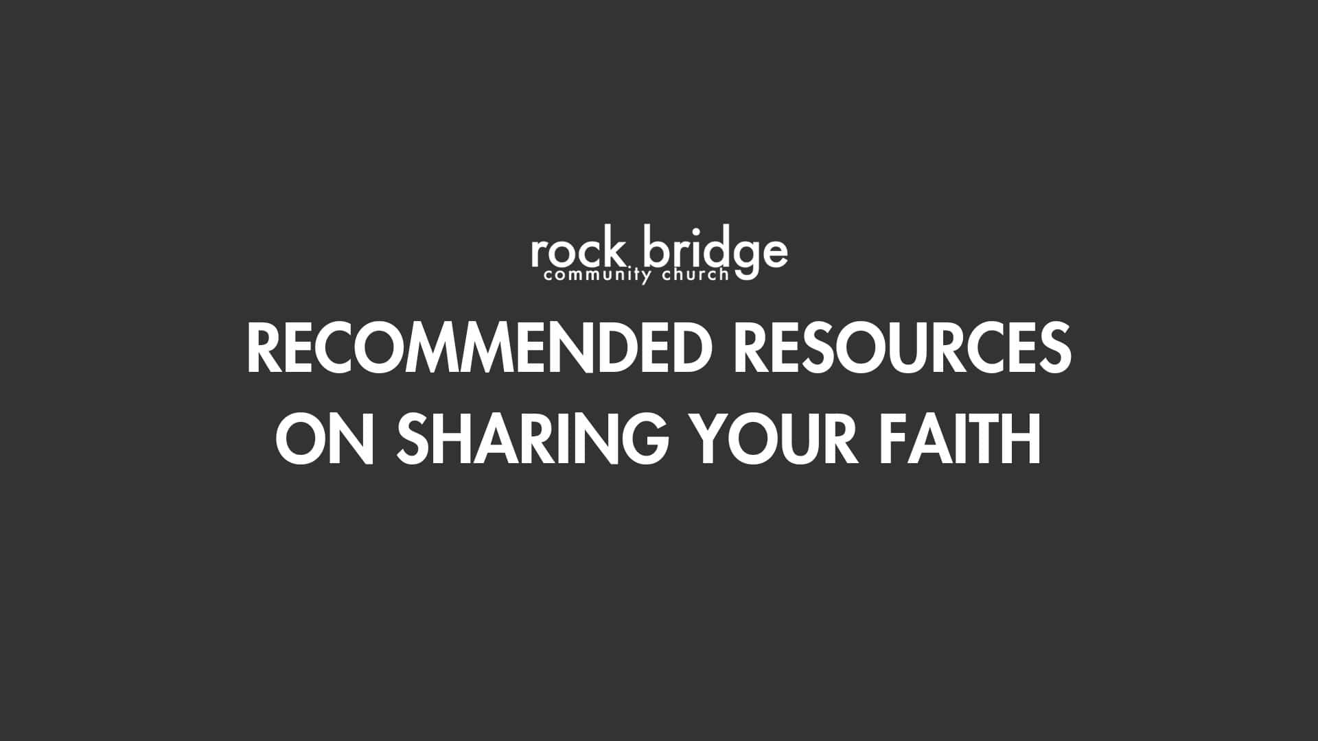 sharing your faith