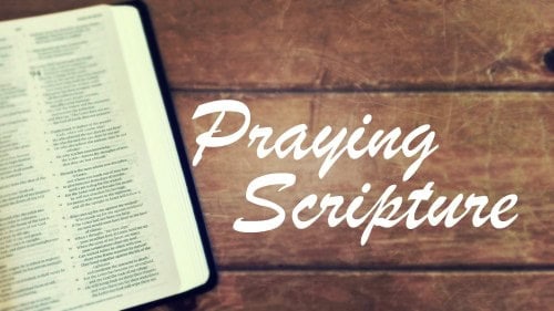 Praying Scripture