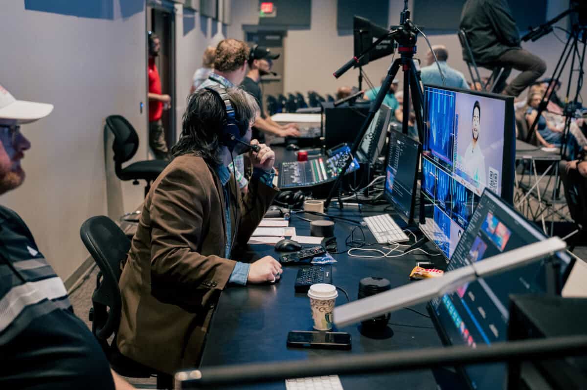 production booth