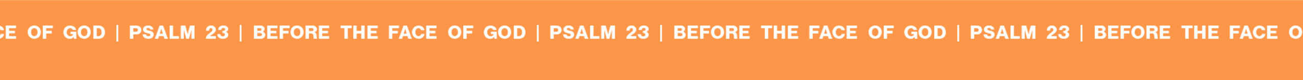 818343195 psalm 23 footer bar